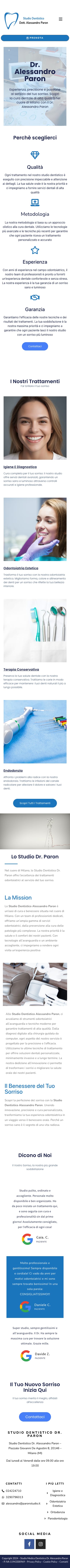 Il sito di oggi su smartphone